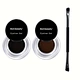 black eyeshadow