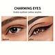black eyeshadow