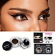 black eyeshadow